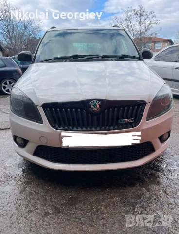  фарове с черен рефлектор за шкода фабия VRS