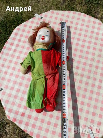 Стара кукла,клоун #5, снимка 4 - Антикварни и старинни предмети - 34063505