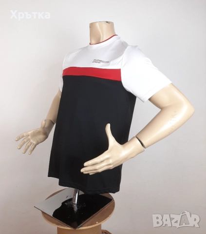 Porsche Motorsport Block - Оригинална мъжка тениска размер M, L, снимка 5 - Тениски - 51797833