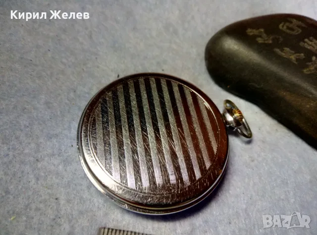 МОЛНИЯ 18 КАМНЕЙ СДЕЛАНО в СССР Стар КОЛЕКЦИОНЕРСКИ РУСКИ ДЖОБЕН ЧАСОВНИК МЪЛНИЯ 49656, снимка 2 - Антикварни и старинни предмети - 48609746