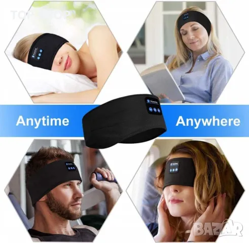 Нови Спални Слушалки Лента с ултра тънки стерео високоговорители, снимка 7 - Слушалки и портативни колонки - 49451029