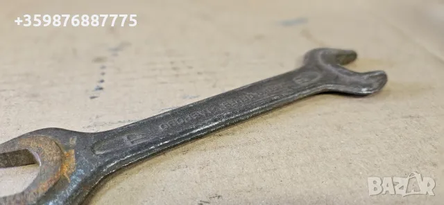 Качествен Гаечен ключ 17 19 български , снимка 2 - Ключове - 50402645