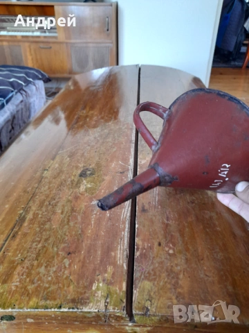 Стара емайлирана фуния #3, снимка 6 - Други ценни предмети - 53167673