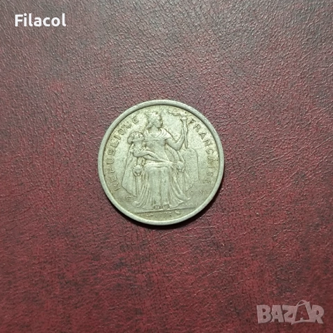 Френска Полинезия 2 франка 1973 г.