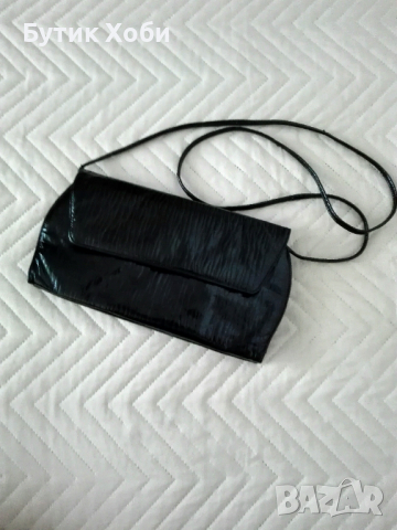 Винтидж чанта от естествен лак, снимка 1 - Чанти - 36252525