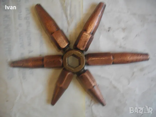 6 броя Оригинални немски контактни дюзи за оксиженна горелка газо-кислородно-ацетиленово заваряване