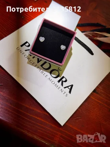 Обеци Пандора Pandora , снимка 8 - Обеци - 49866300