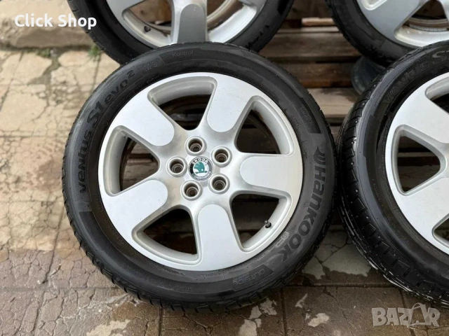 5х112 Джанти 17 цола Шкода 5x112 Skoda, снимка 8 - Гуми и джанти - 53500934