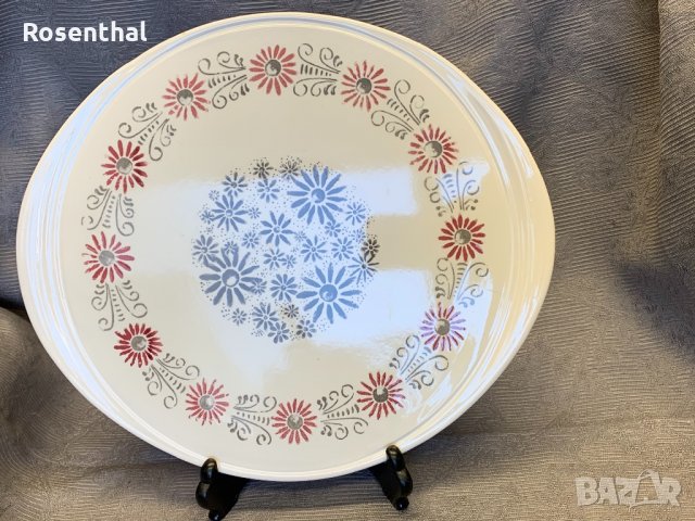 Винтидж плато/поднос за погачи, козунаци или торти, снимка 1