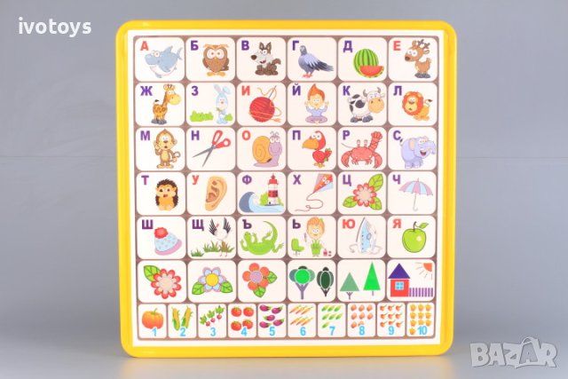 Детска маса с българска азбука, снимка 3 - Образователни игри - 41952210