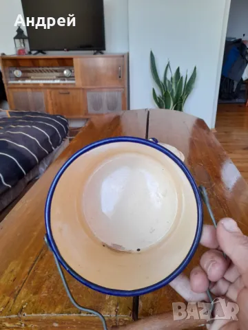 Стара емайлирана котленка #13, снимка 7 - Други ценни предмети - 49103122