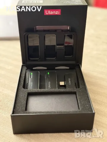 Безжичен микрофон ulanzi, снимка 2 - Микрофони - 48246654