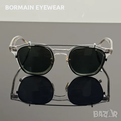 Слънчеви очила BORMAIN ATLAS Clip-On нови, поляризирани UV400, снимка 4 - Слънчеви и диоптрични очила - 56211068