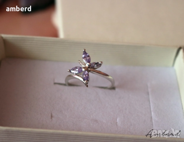 Страхотен сребърен пръстен - модел R067, снимка 6 - Пръстени - 53614511