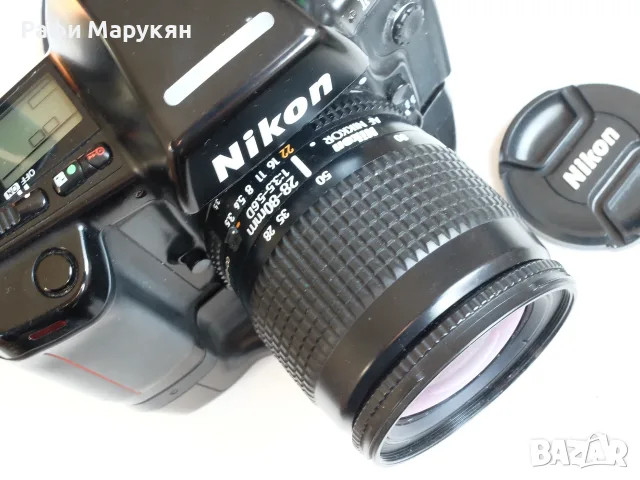 ВИСОК КЛАС филмов "NIKON F-90X" с грип за батерии, снимка 3 - Фотоапарати - 55984586