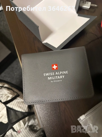 Нов швейцарски часовник SWISS ALPINE MILITARY, снимка 3 - Мъжки - 53715215