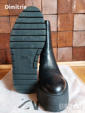 Дамски кожени боти, снимка 7 - Дамски боти - 53403193