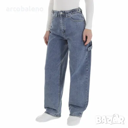 Дамски дънки с висока талия, снимка 4 - Дънки - 49284440