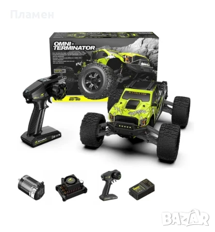 Количка с дистанционно управление Rlaarlo Omni Terminator 1:10 Scale RTR Безчетков мотор 2200 mAh, снимка 2 - Друга електроника - 51185270