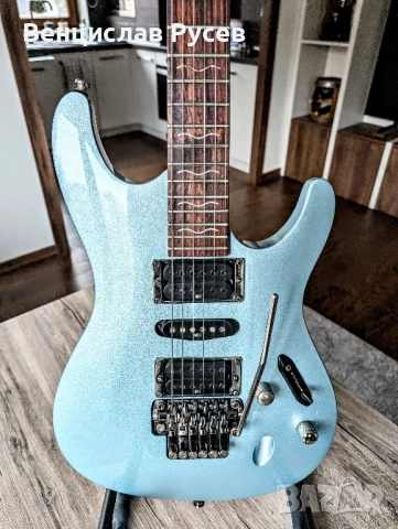 Ibanez S470 Ice Blue, 2007, Korea, снимка 3 - Китари - 52329449