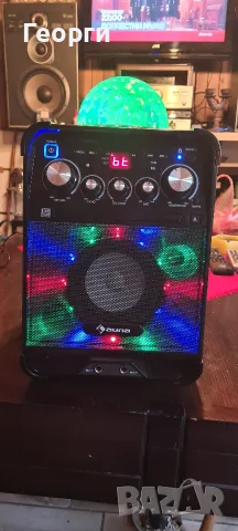 Караоке тонколона Auna Rockstar LED, Bluetoot