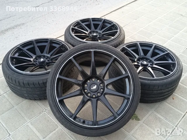 Джанти Japan Racing JR11 19" 5x112 5x114,3 спорт пакет с гуми 225/35/19 235/35/19 5х112 5х114,3