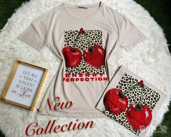 памучни дамски тениски , снимка 18 - Тениски - 50626751