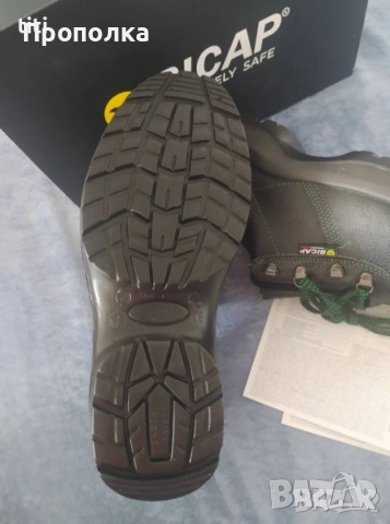 Сертифицирани Работни обувки Bicap, естествена кожа №45, снимка 5 - Други - 53685849