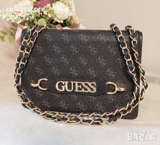 Черна чанта Guess - N03, снимка 5 - Чанти - 38409426