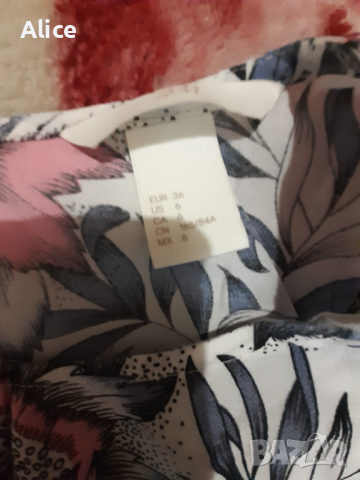 Лятна блузка на Н&М, размер S /36/, снимка 4 - Други - 36376239