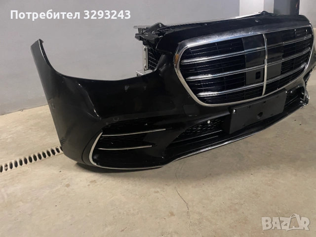 Напълно окомплектована предна броня и преден панел за MERCEDES S580 W223 AMG, снимка 3 - Части - 53802165