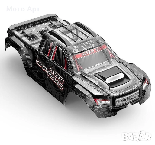 RC Количка MJX Hyper Go 10208 1/10 90KM/H Brushless RC Car 4WD - Нова, снимка 4 - Електрически играчки - 51881789