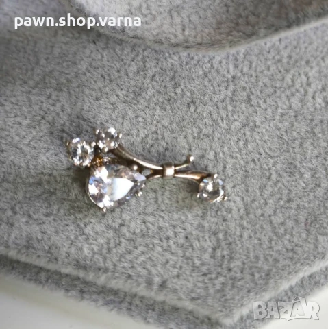 Нова сребърна висулка с фианити – проба 925