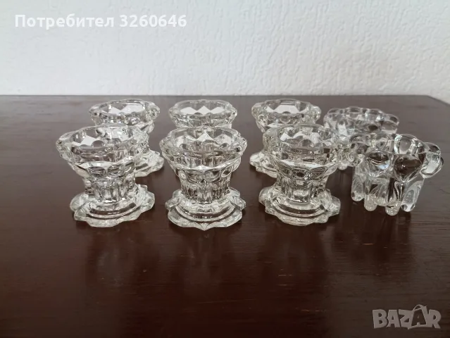 Стъклени свещници 