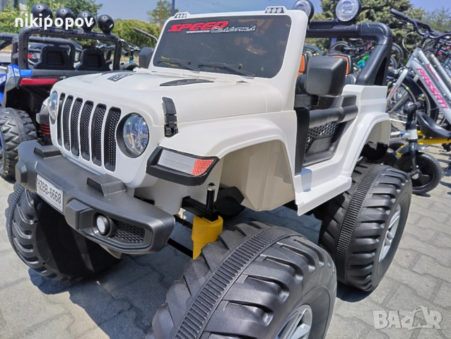 US Двуместен акумулаторен джип FUEGO 4x4, снимка 4 - Детски велосипеди, триколки и коли - 53569359