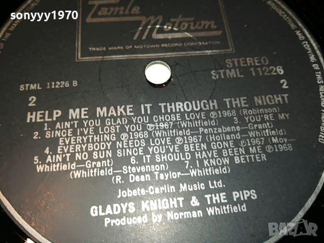 поръчана-GLADYS KNIGHT & THE PIPS-MADE IN GREAT BRITAIN 3103222029, снимка 16 - Грамофонни плочи - 36300170