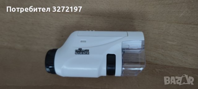 Комплект мини джобен микроскоп 60 до 120x преносим лабораторен микроскоп с LED светлина, снимка 12 - Други - 40932477