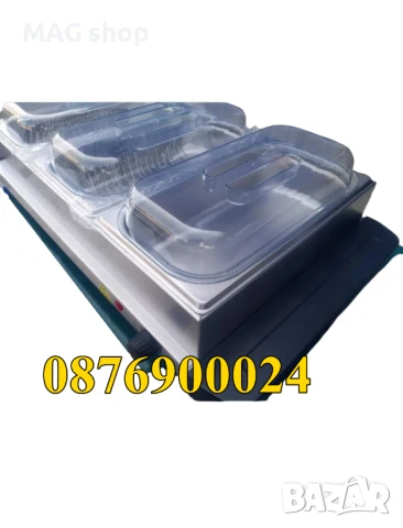 ПРОФЕСИОНАЛНА Бен Мари Топла витрина Бенмари 400вата Уред за подгряване и поддържане на топла храна, снимка 4 - Друго търговско оборудване - 50374202