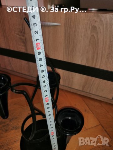 Свещник за 3 свещи, снимка 3 - Други - 40059877