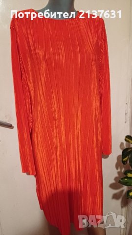 НОВА ! ДАМСКА ЧЕРВЕНА РОКЛЯ - Размер XL/ XXL , снимка 3 - Рокли - 44219159