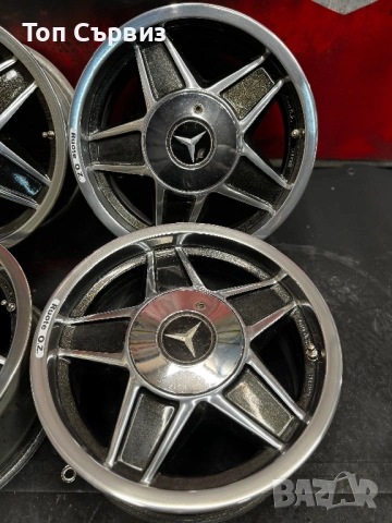 Ретро алуминиеви джанти за Мерцедес (Mercedes), 15 цола, 5x112, снимка 5 - Гуми и джанти - 53621737