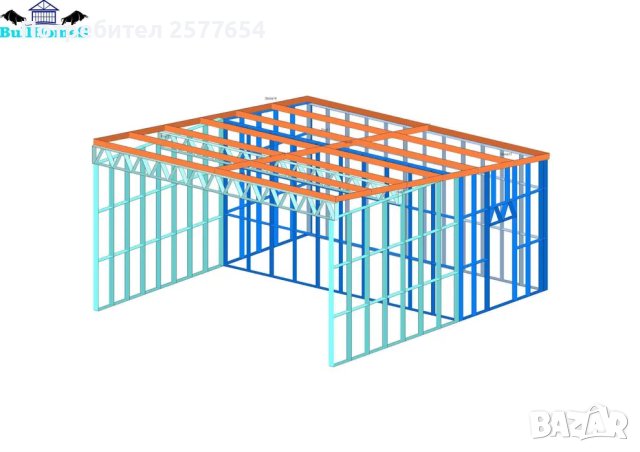 Конструкция за Автомивка - 50м²-7м x 7.50м, снимка 1