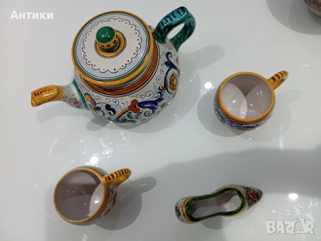 Керамичен италиански лот маркиран , снимка 4 - Сервизи - 52528024