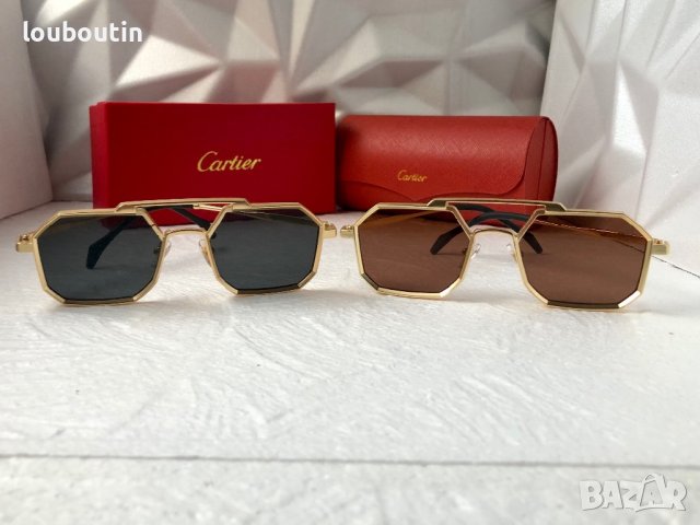 Cartier Мъжки слънчеви 2 цвята осмоъгълни, снимка 8 - Слънчеви и диоптрични очила - 41957894