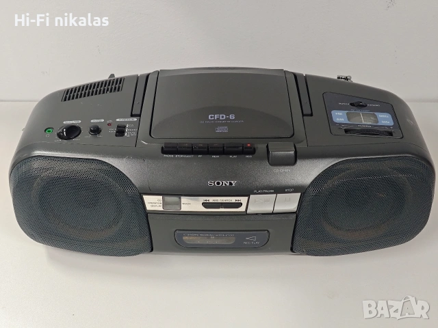 FM радио касетофон CD плейър SONY CFD-6