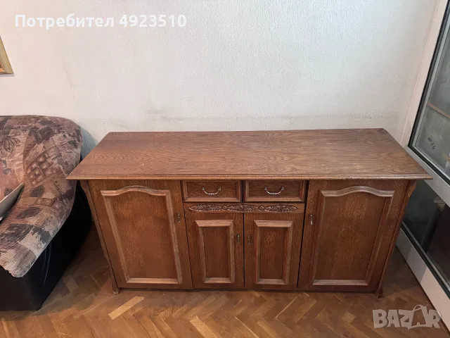 БЕЗПЛАТНО Холова гарнитура и дъбов шкаф, снимка 6 - Дивани и мека мебел - 55717001