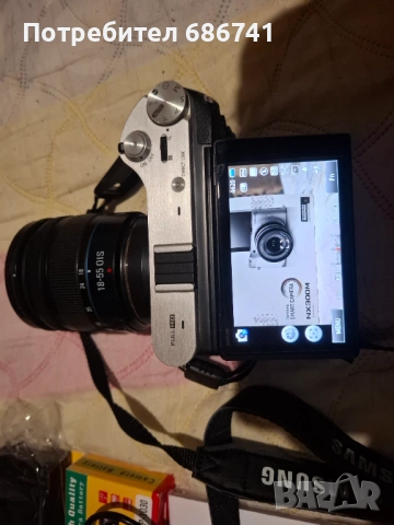 Фотоапарат Samsung NX300M, снимка 5 - Фотоапарати - 53832639