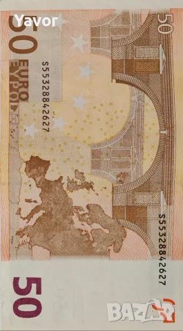 Банкнота 50 евро 2002г.
