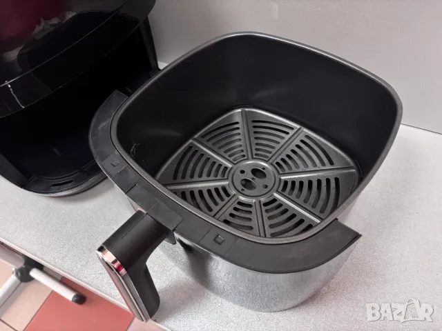 НОВ! Фритюрник с горещ въздух Air Fryer Rosberg R51980CA 1350W, снимка 6 - Фритюрници - 56137004