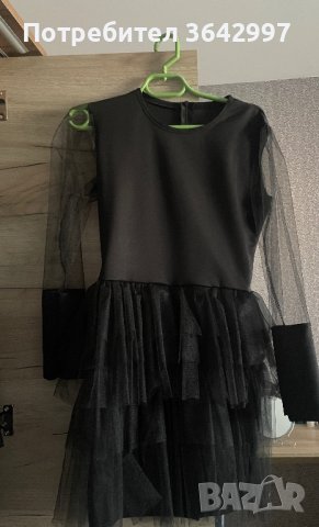 Черна дамска рокля 